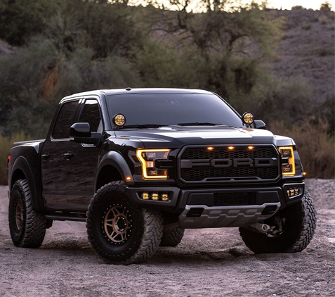 RIGID 6inch Driving Combo 360-Round Series Amber Back Light Universal - Image 2