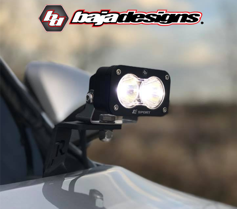 BAJADESIGNS S2 Sport Black LED Auxiliary Light Pod White (Pair) - Image 2