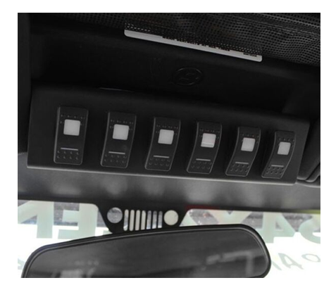 SPOD 6-Toggle Switch (Dual Blue Led) UNI Board Source Jeep JK 2009-2018 - Image 2