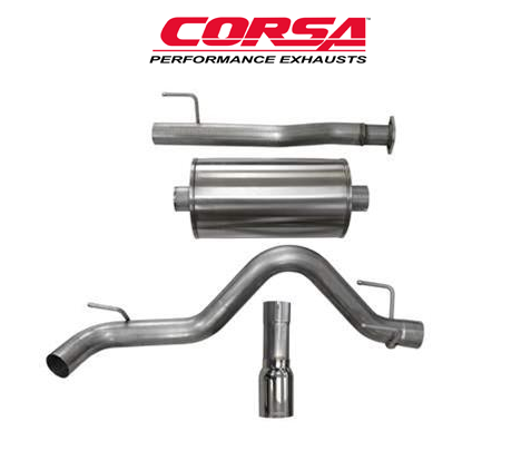 Corsa Sports Cat-Back for Toyota Tacoma 3.5L