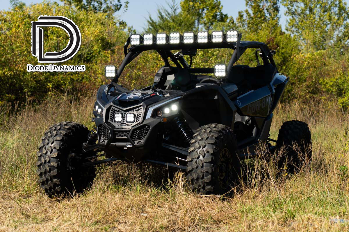 Diode Dynamics SS5 Pro CrossLink 8-Pod LED Light Bar White Combo 50-inch