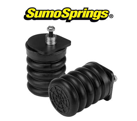 Sumo Rear Helper Springs 1,500lbs for GM Trucks 1999-2018
