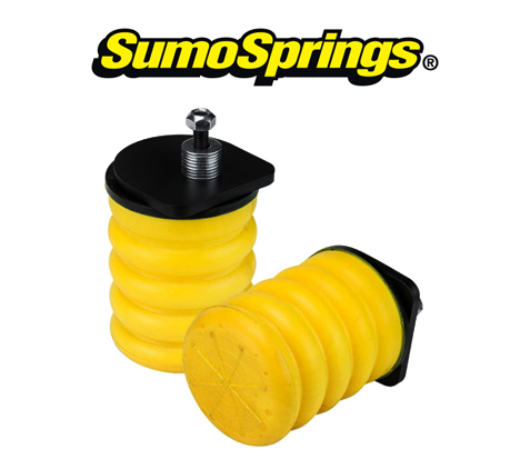 Sumo Rear Helper Springs 2,800lbs for GM Trucks 1999-2018