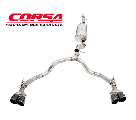 Corsa Sports Cat Back for GM SUV's Tahoe/Yukon 6.2L 2021+