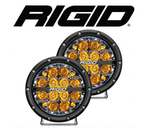 RIGID 6inch Spot 360-Round Series Amber Back Light Universal