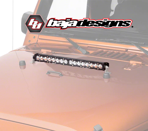 BAJADESIGNS S8 Straight LED Light Bar 20" White Driving Combo - Image 2