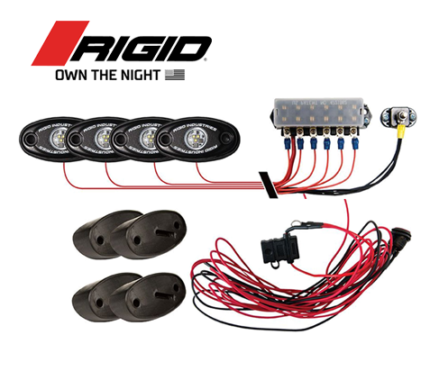 RIGID Rock Light Kit Amber LED Light
