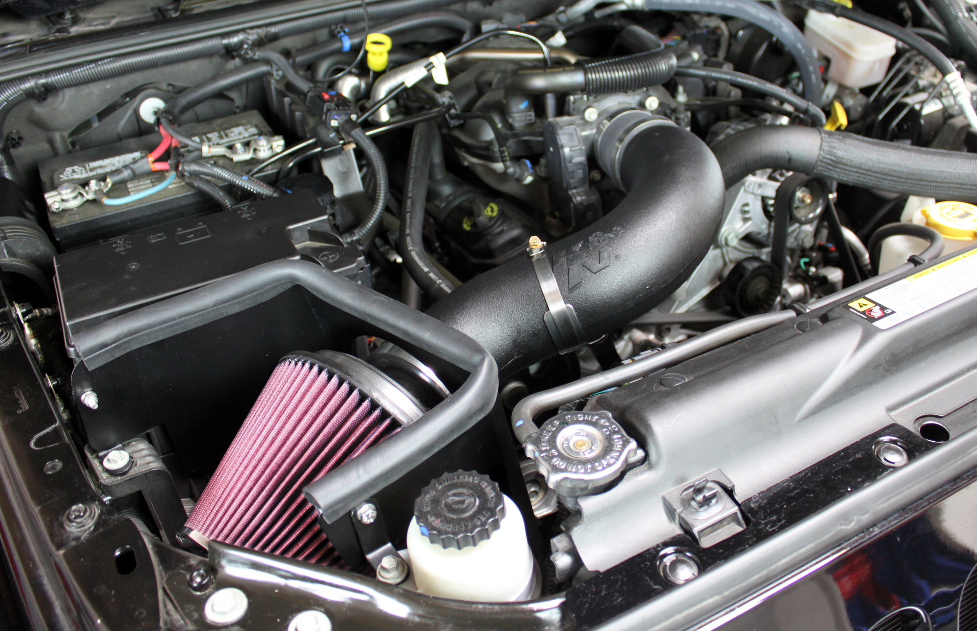 K&N Air Intake for Jeep Wrangler V6-3.8L 2007-2011 - Image 2