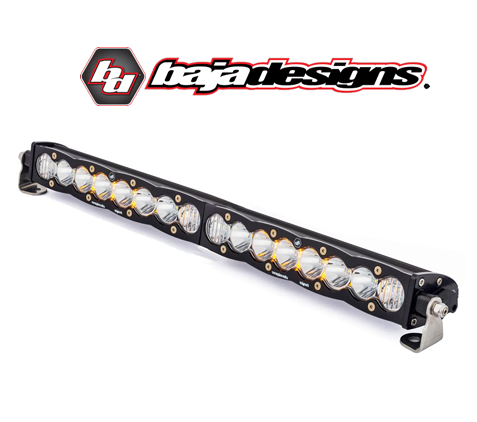 BAJADESIGNS S8 Straight LED Light Bar 20" White Driving Combo