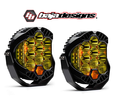 BAJADESIGNS LP9 Pro LED Auxiliary Light Pod Amber Driving Combo (Pair)