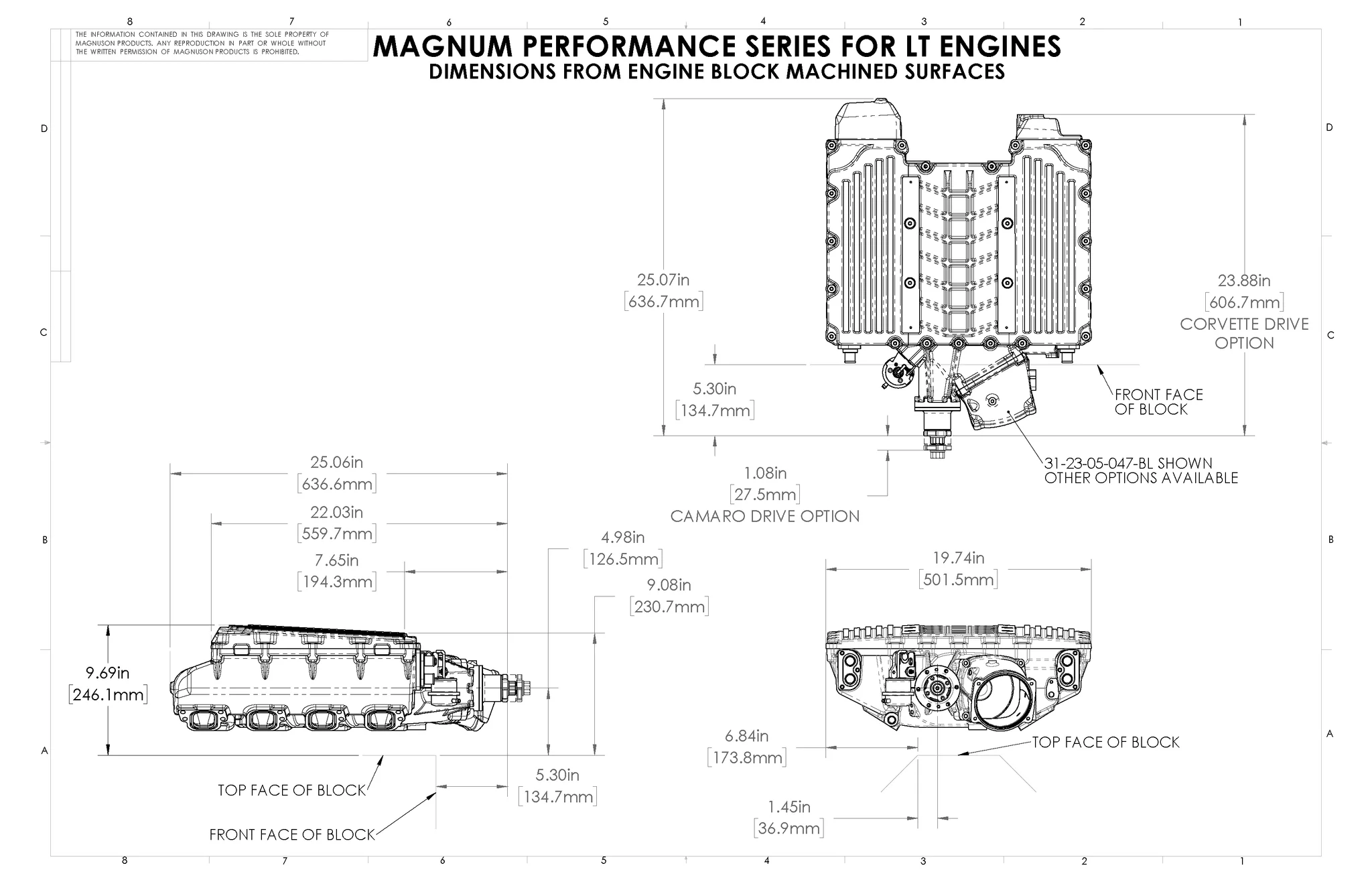 MAGNUSON TVS2650R Magnum Supercharger System Chevrolet Corvette LT1 2014-2019 - Image 2