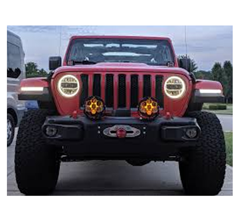 BAJADESIGNS LP4 Pro LED Auxiliary Light Pod Amber Driving Combo (Pair) - Image 2