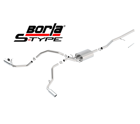 Borla Sport Cat-Back for GM Trucks 5.3L 2014-2018