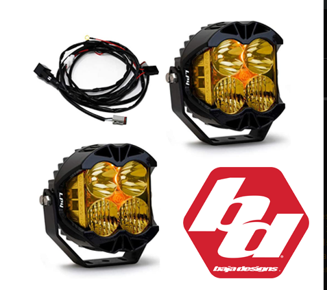 BAJADESIGNS LP4 Pro LED Auxiliary Light Pod Amber Driving Combo (Pair)