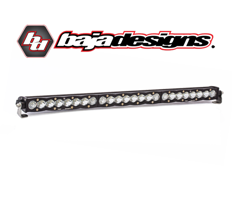 BAJADESIGNS S8 Straight LED Light Bar 30" White Driving Combo